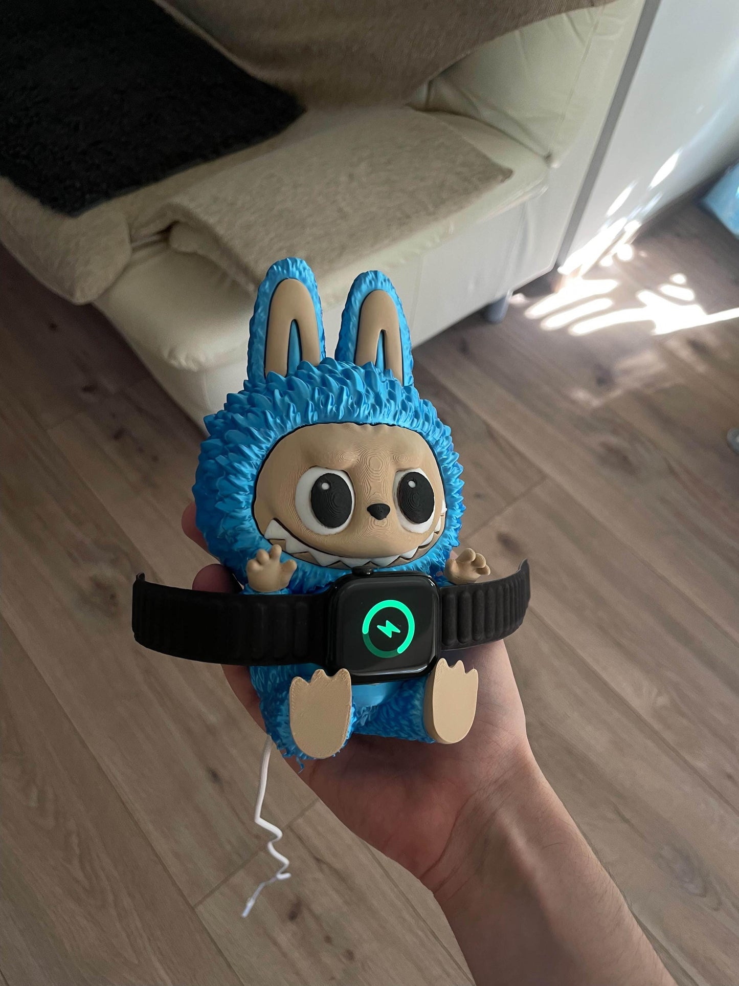 3D Printed Labubu Apple Watch Charger Stand: Whimsical Tech Decor