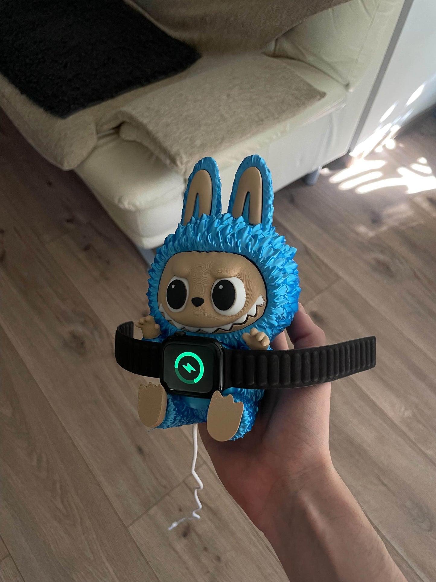 3D Printed Labubu Apple Watch Charger Stand: Whimsical Tech Decor