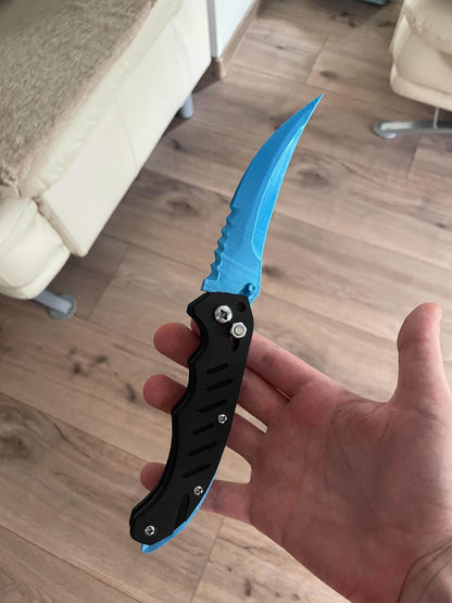 CS2 Flip Knife Blue Gem | CS2 Accessories | 3D Printed Replica