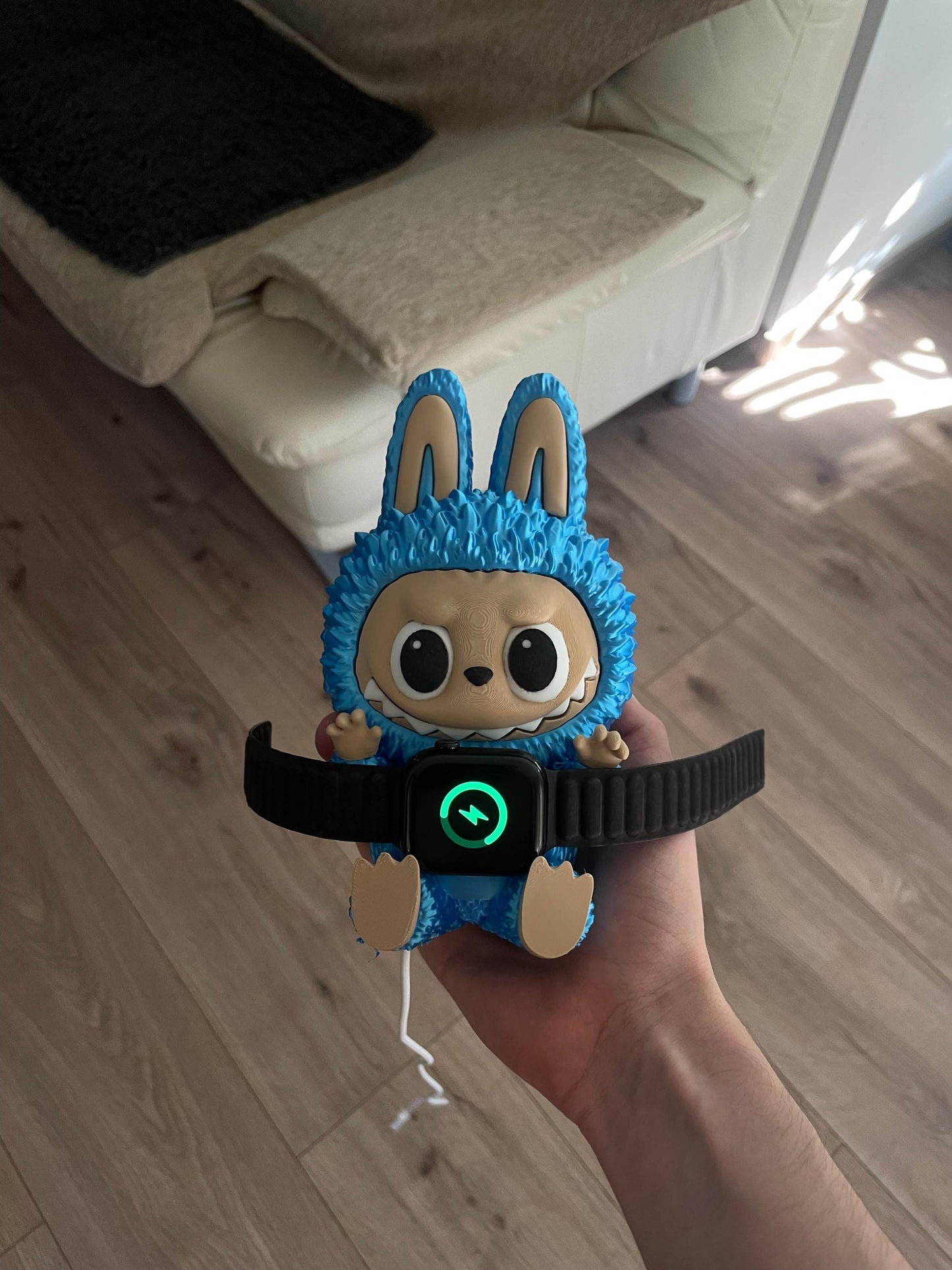3D Printed Labubu Apple Watch Charger Stand: Whimsical Tech Decor